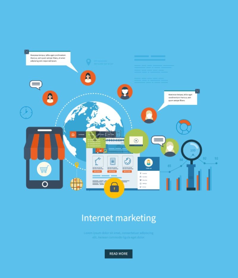 咨询和开发的矢量图标