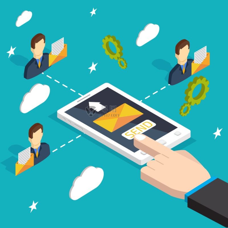 电子邮件营销概念插图