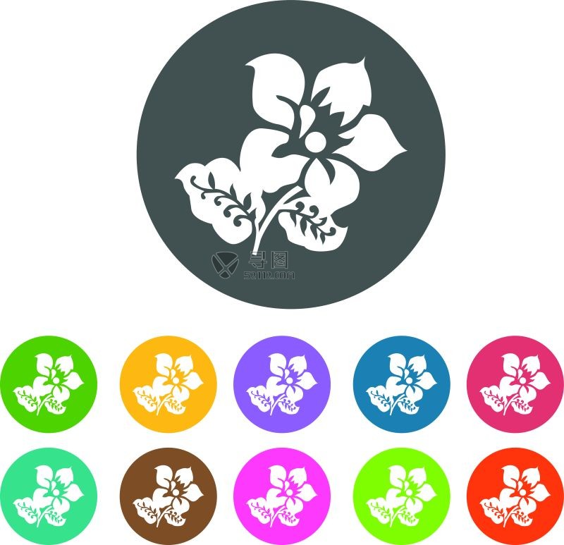 矢量的花卉图案