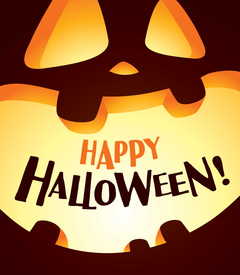 矢量万圣节快乐