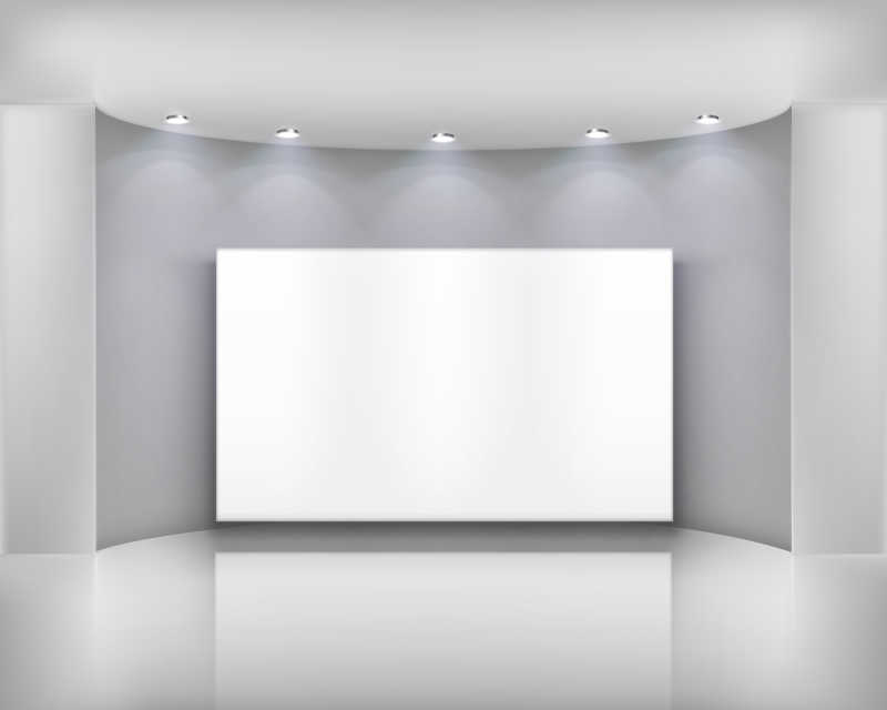 矢量大厅内的空白框