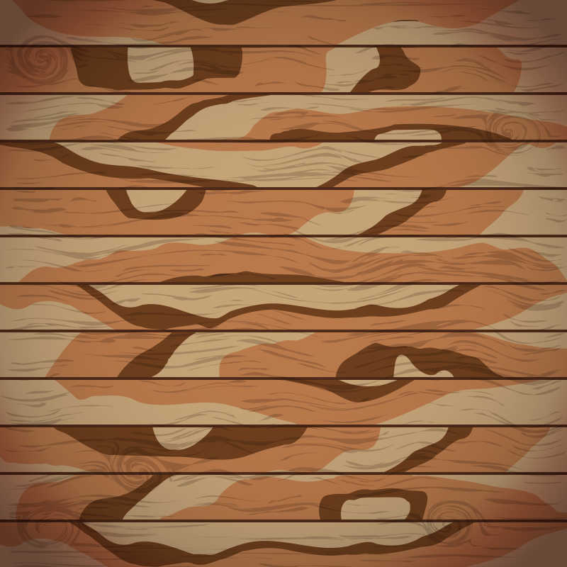 矢量深褐色木板纹理插画背景