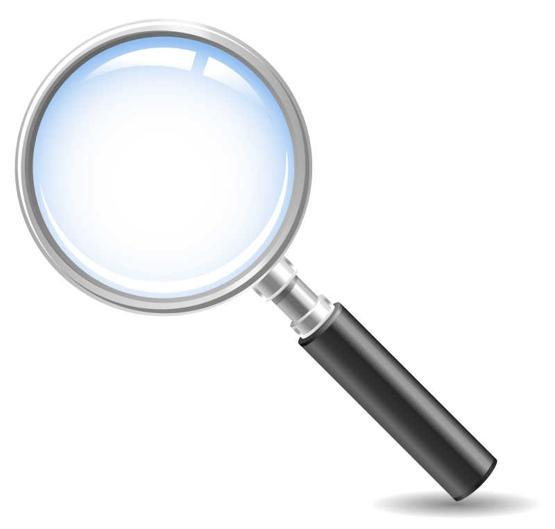 放大镜矢量模板