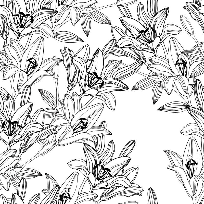 黑色手绘矢量背景