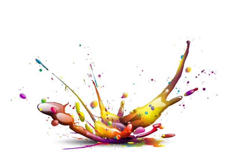 矢量的彩色染料