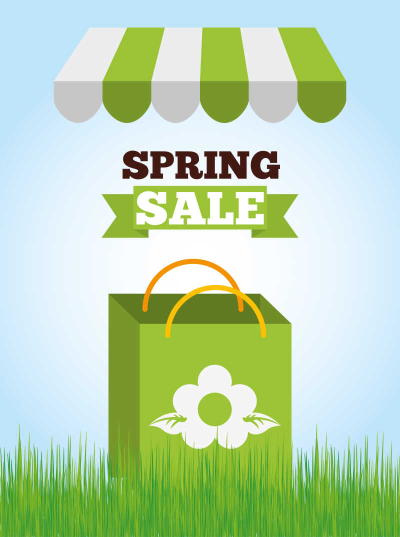 消费主题矢量模板