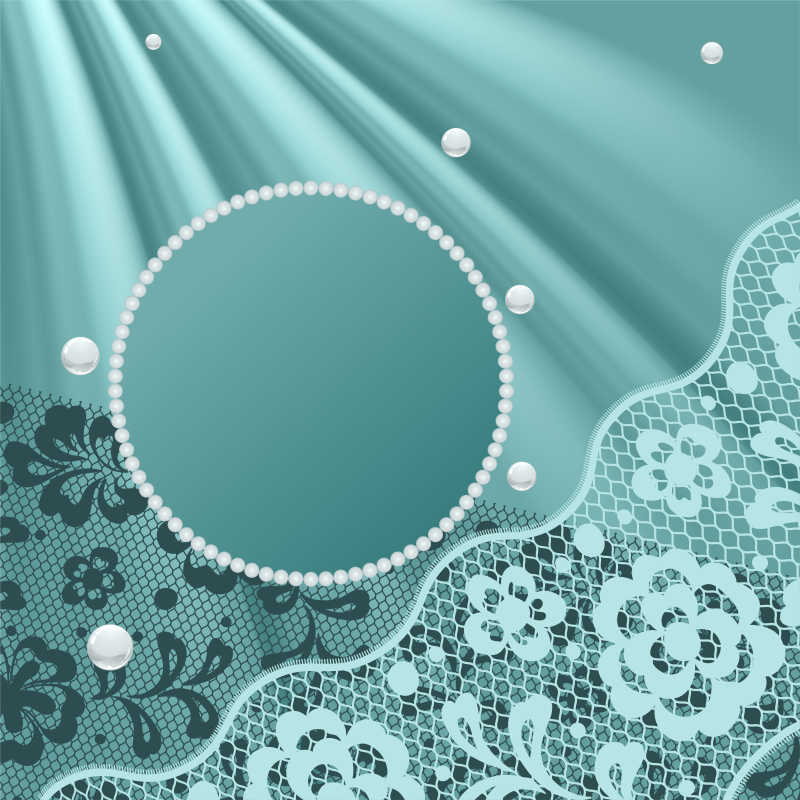 古董花边的矢量背景