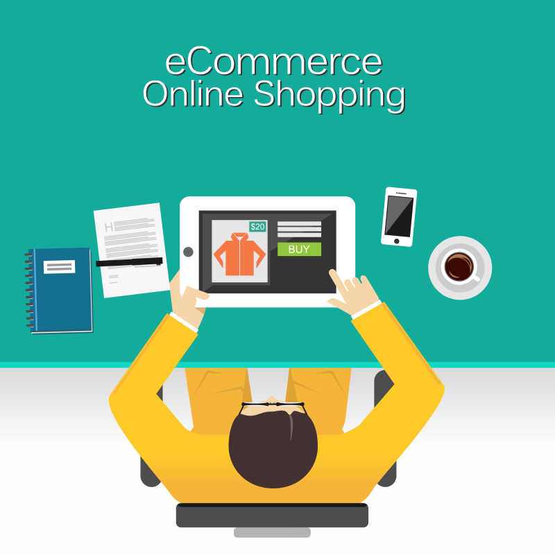 矢量电子商务插画