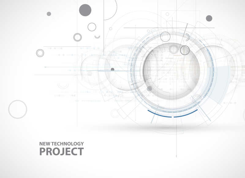 简约抽象的几何矢量背景