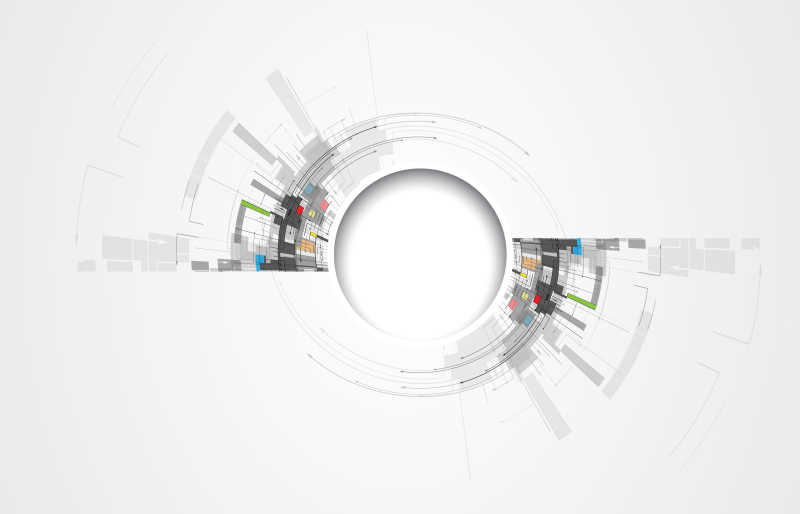 未来科技风格矢量背景