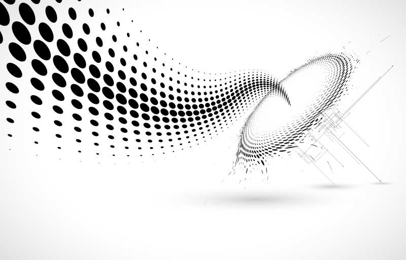 矢量点状设计模板