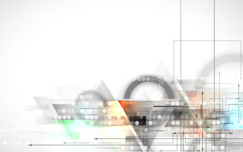 抽象未来概念矢量背景