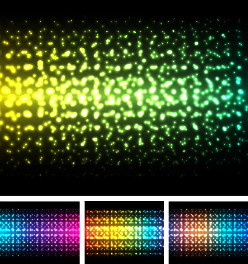 矢量抽象彩色霓虹背景