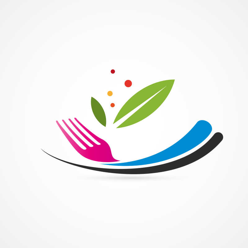 商业标识式餐厅的矢量插图