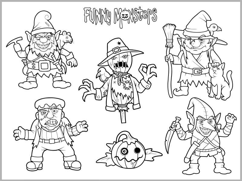 卡通矢量怪诞的大盗插图