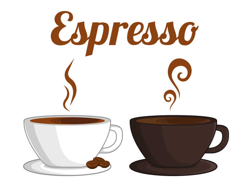 意大利咖啡馆宣传海报矢量模板