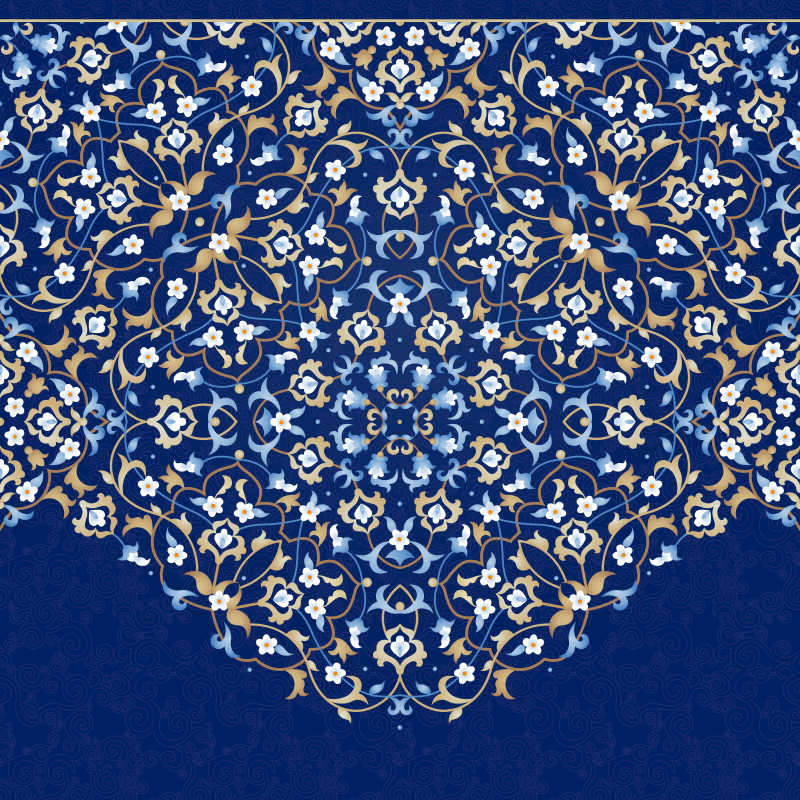 优雅的东方风格矢量背景