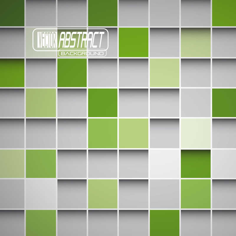 抽象几何正方形排列矢量背景