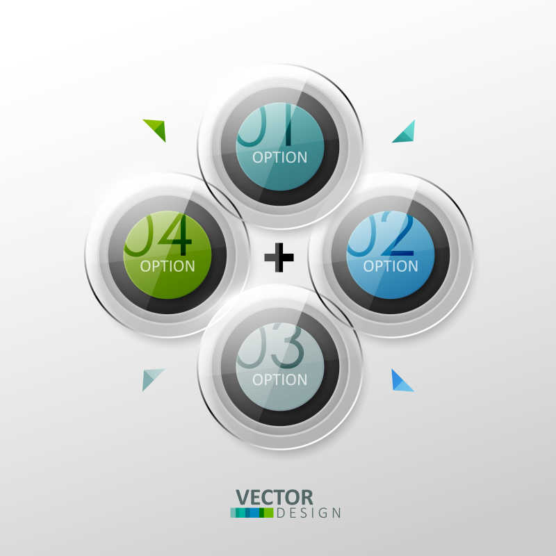 创意的矢量信息图表