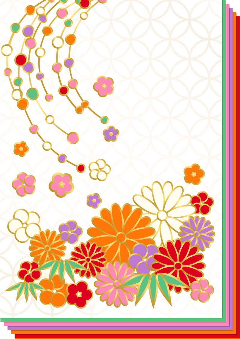 矢量日本和服的花纹图片 日本和服花式矢量插画素材 高清图片 摄影照片 寻图免费打包下载