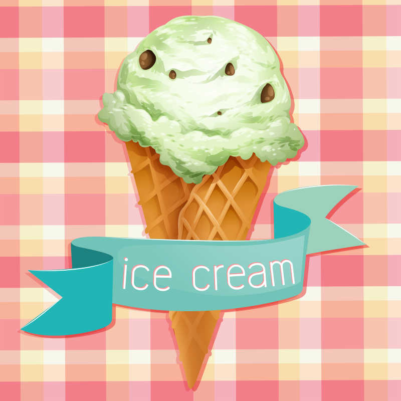 矢量卡通冰淇淋插图