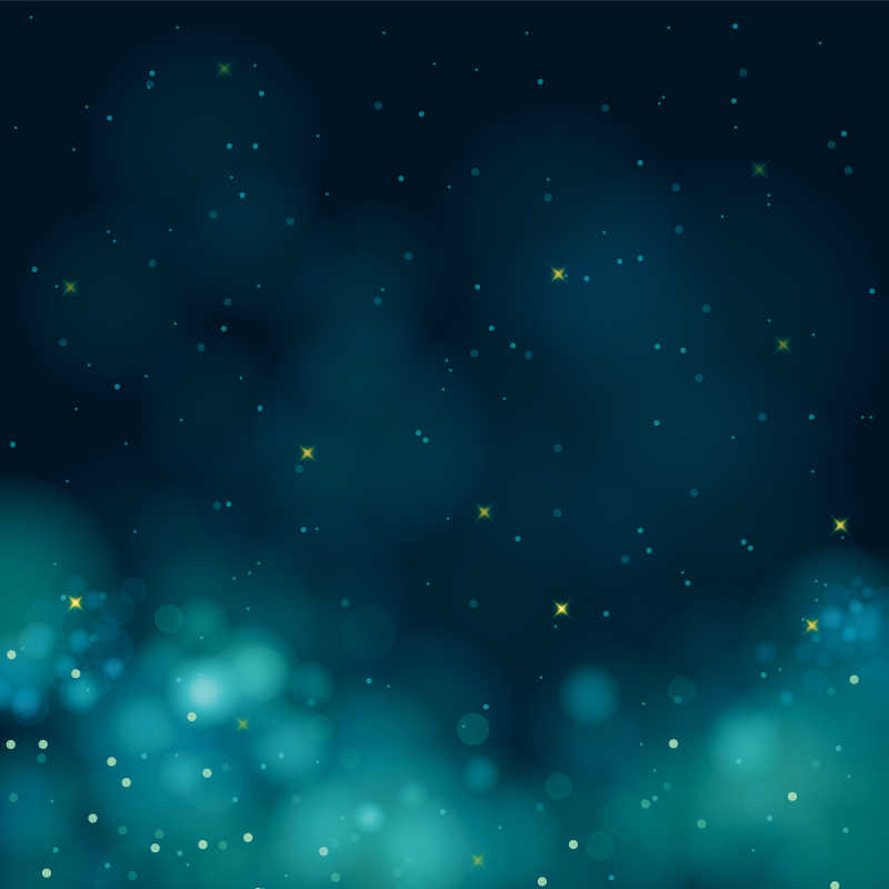 绿色光斑的矢量背景