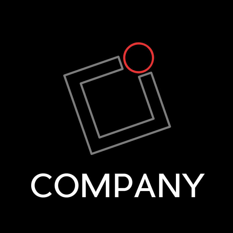 矢量的几何形状商标设计