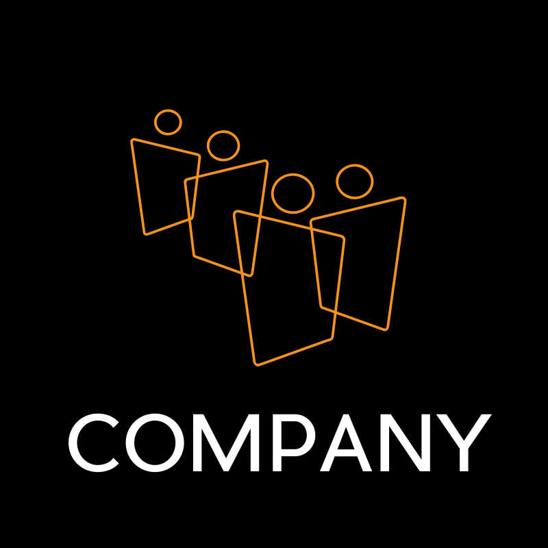 人形矢量商标设计