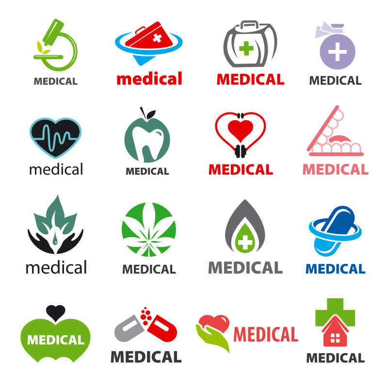 医学矢量商标设计