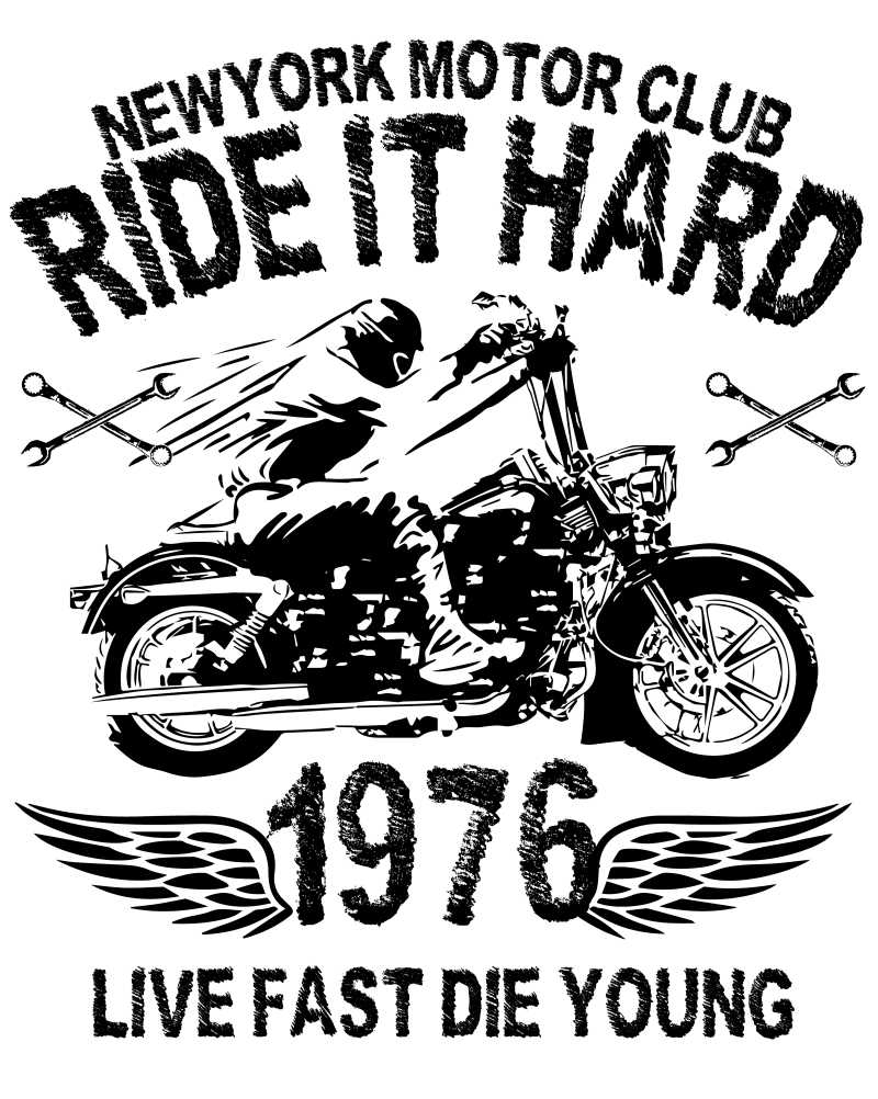 摩托车衣服图形矢量设计