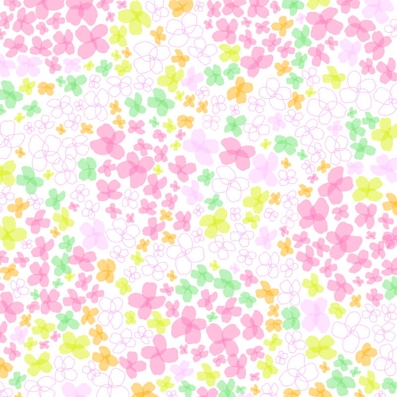 矢量花朵背景图案