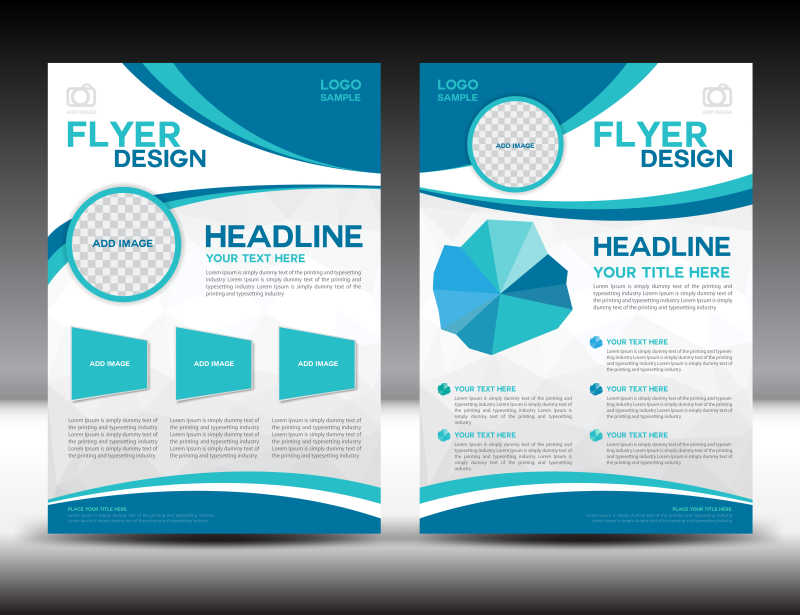 矢量小册子设计布局模板