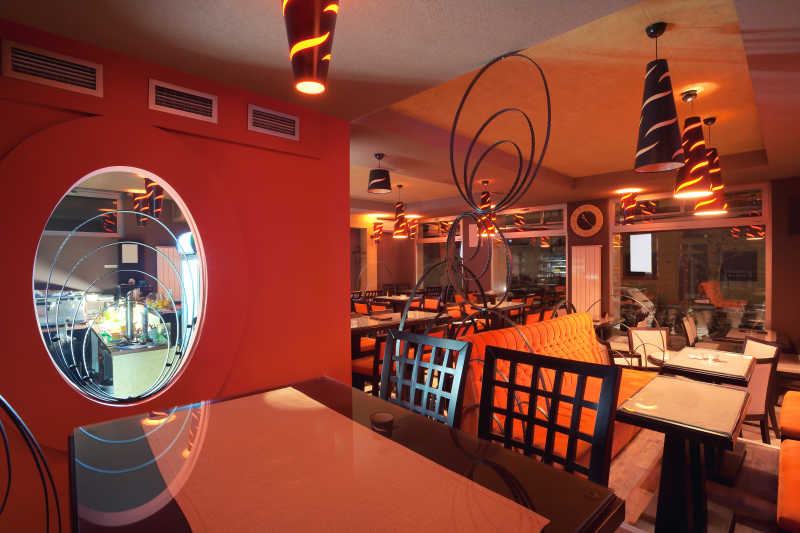 时尚的餐厅设计图