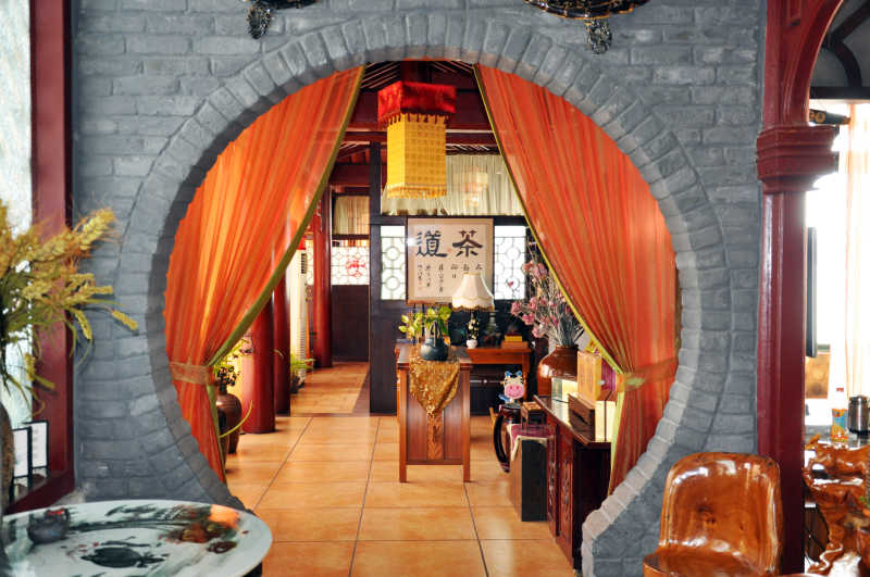 中国古典风格的茶餐厅