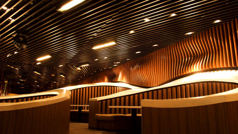 炫酷豪华的餐厅内部装修