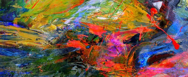 大型抽象油画