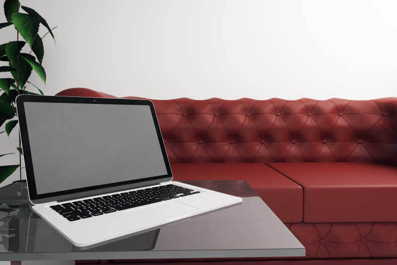 黑屏的笔记本电脑