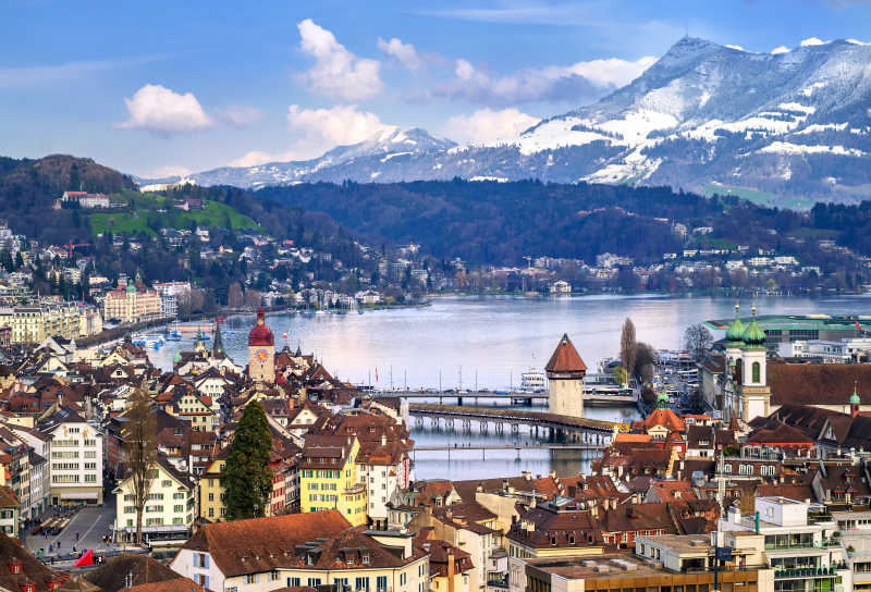 瑞士卢塞恩的风景