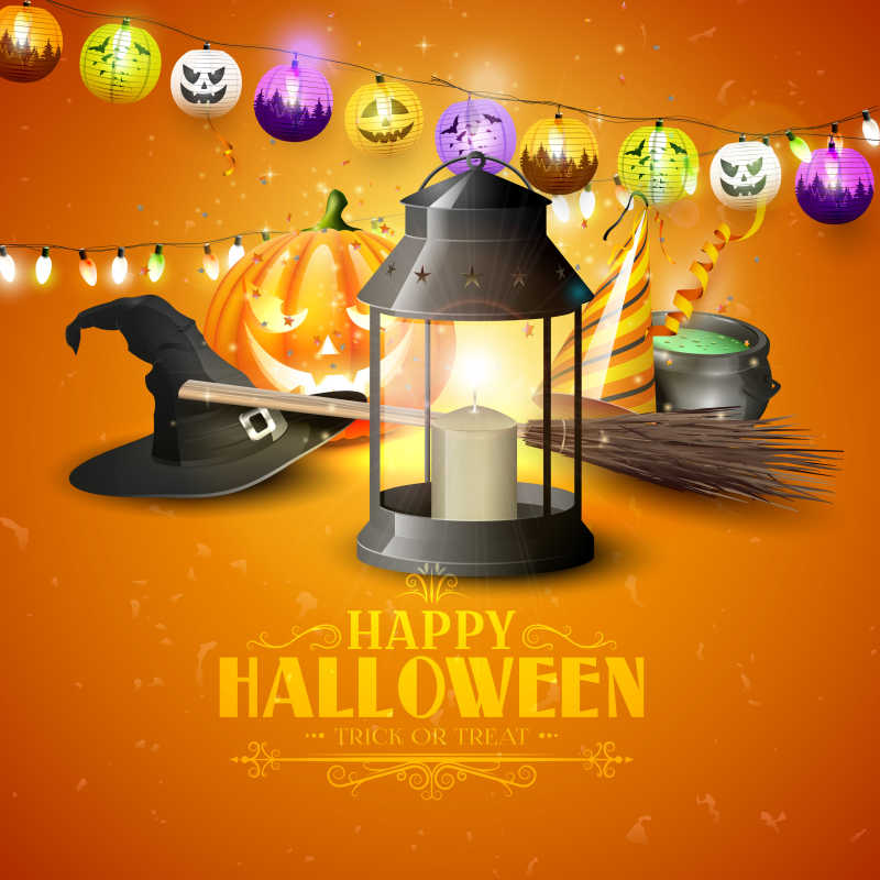 万圣节贺卡设计