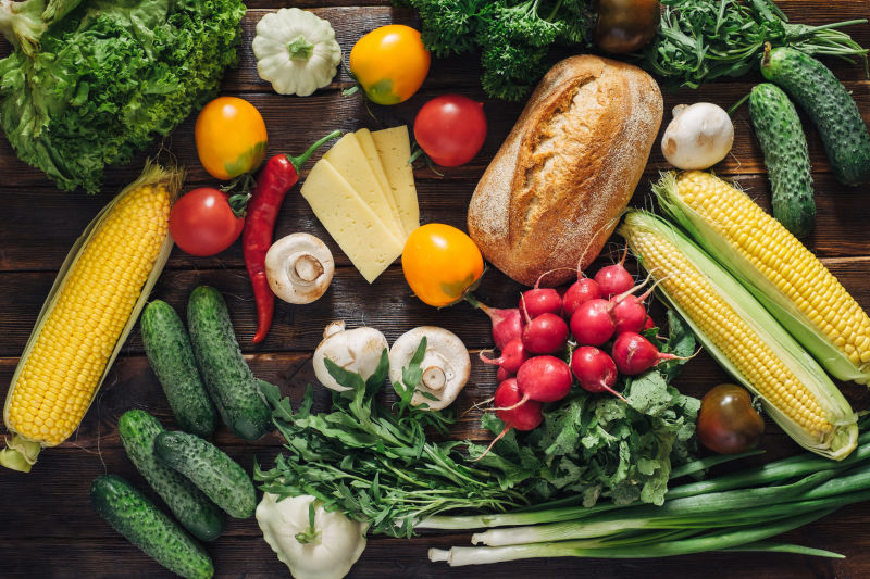 多种多样的食材