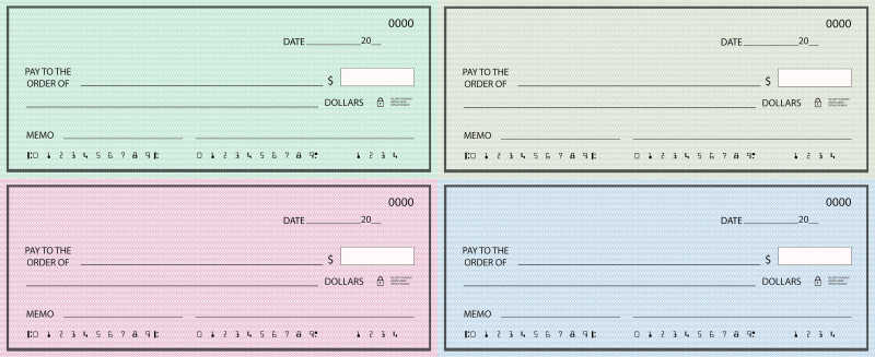 四张空白支票的集合