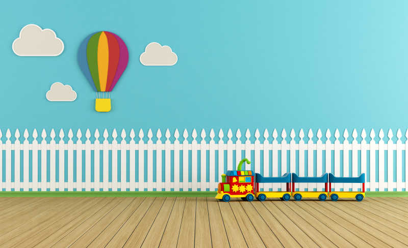 幼儿园装饰的多彩游戏室