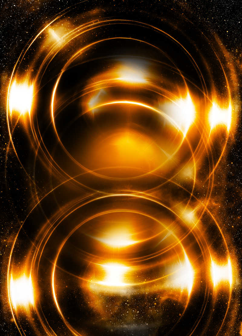 抽象的宇宙空间