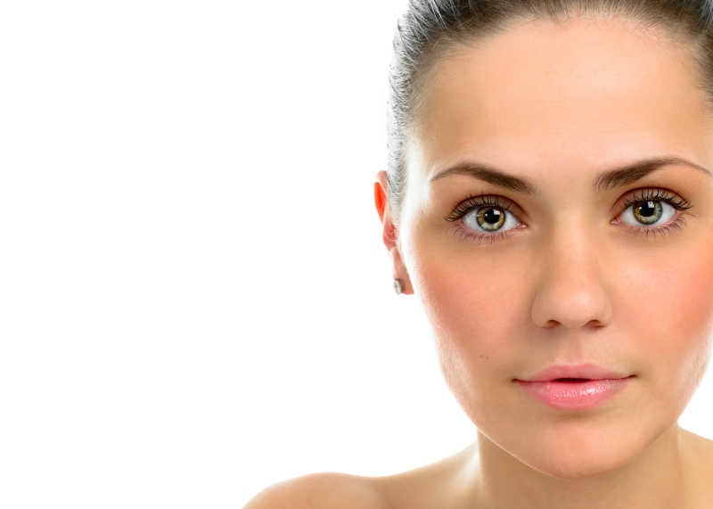 镜头下美丽的外国女孩