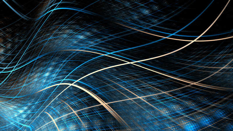 弯曲的三维立体几何背景设计