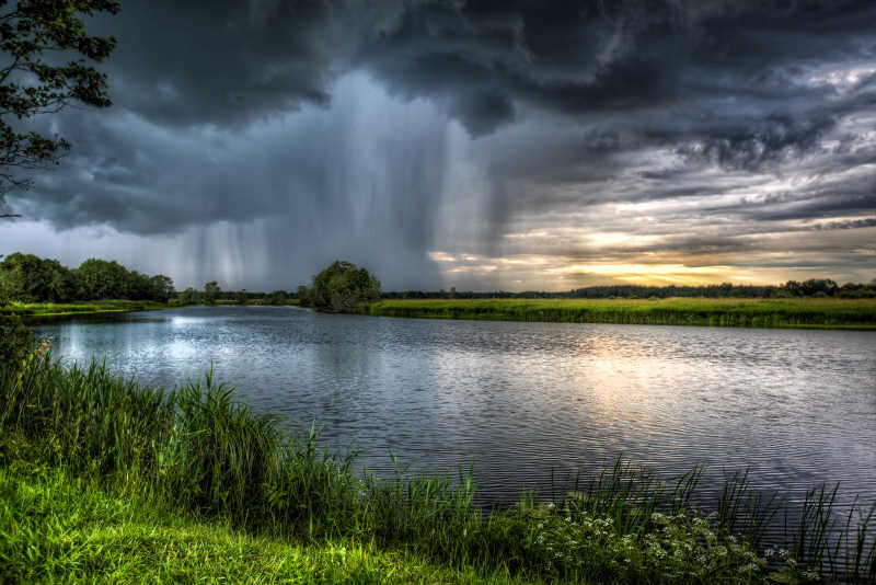 乌云密布的天气