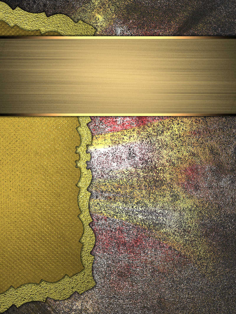 粗糙的黄金色纹理背景