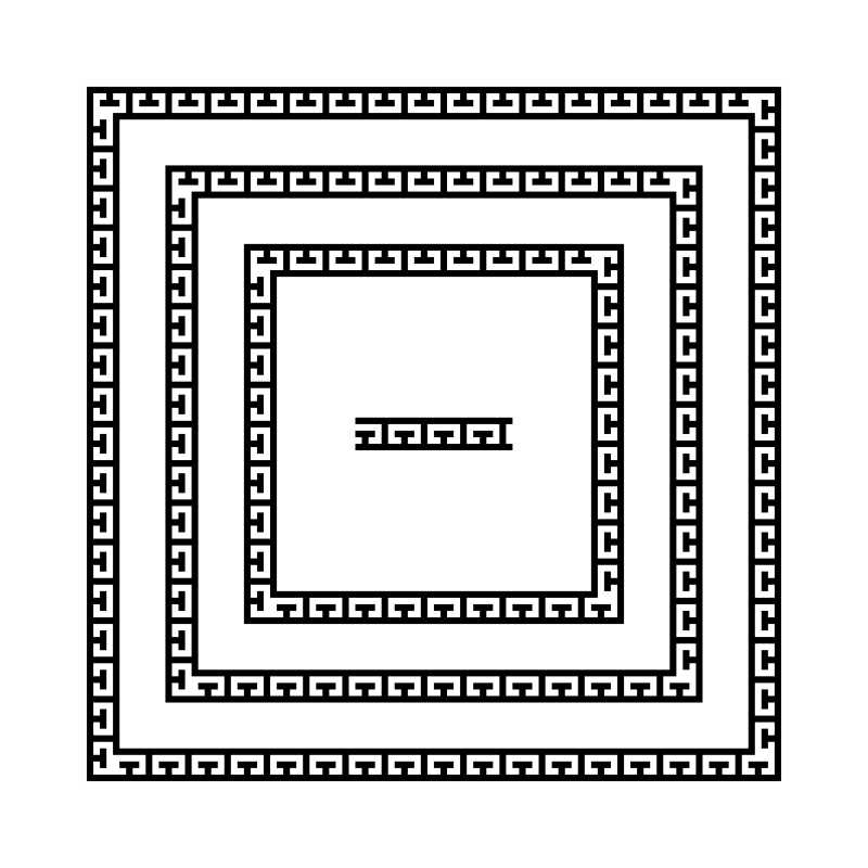 白色背景下黑色边框纹理背景