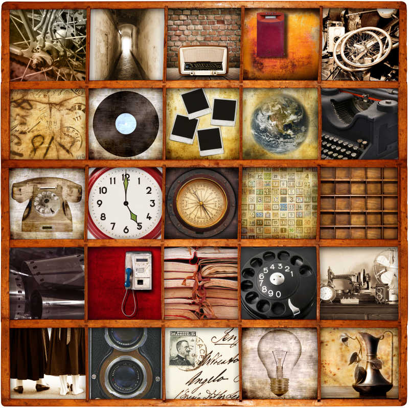 25张复古的家具