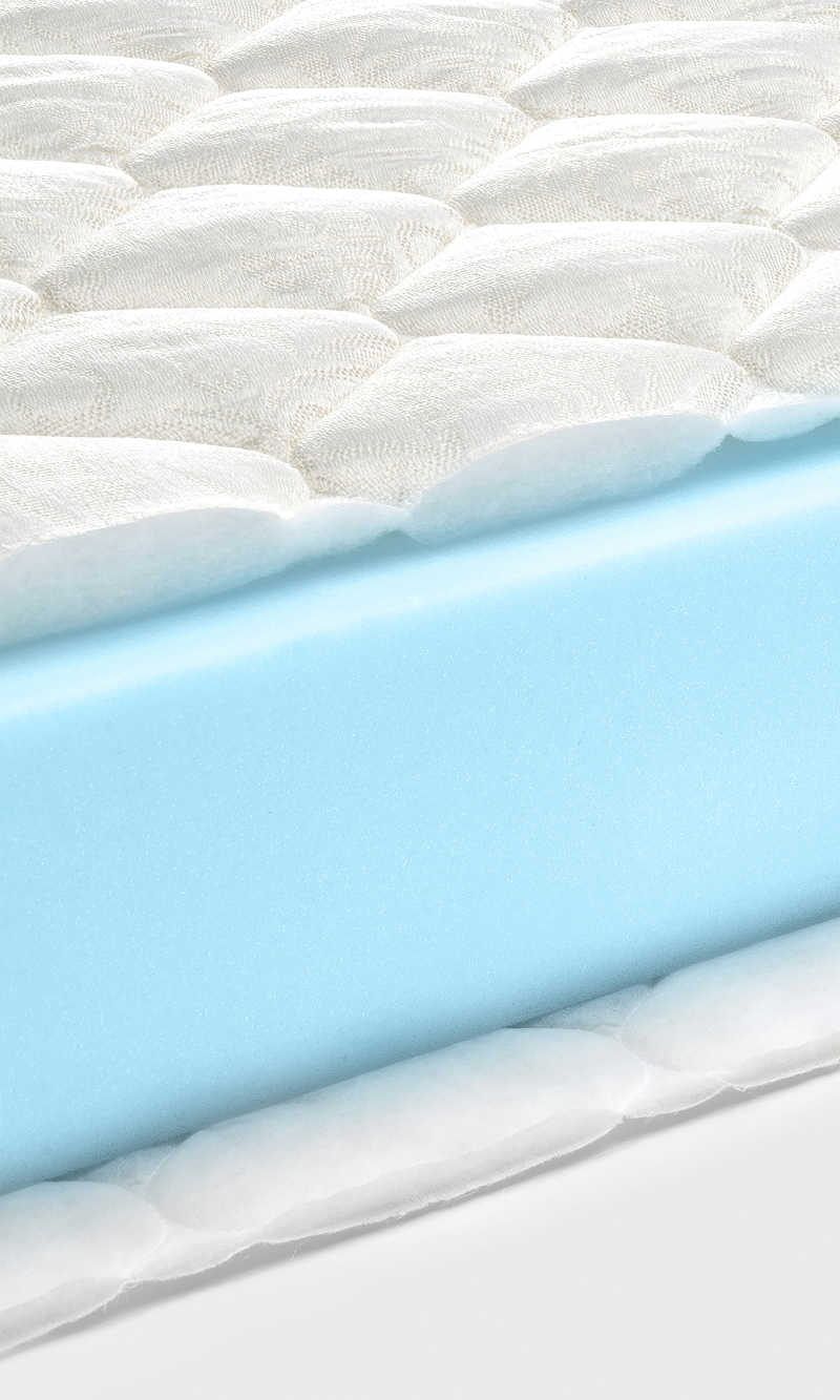 乳胶床垫横断面